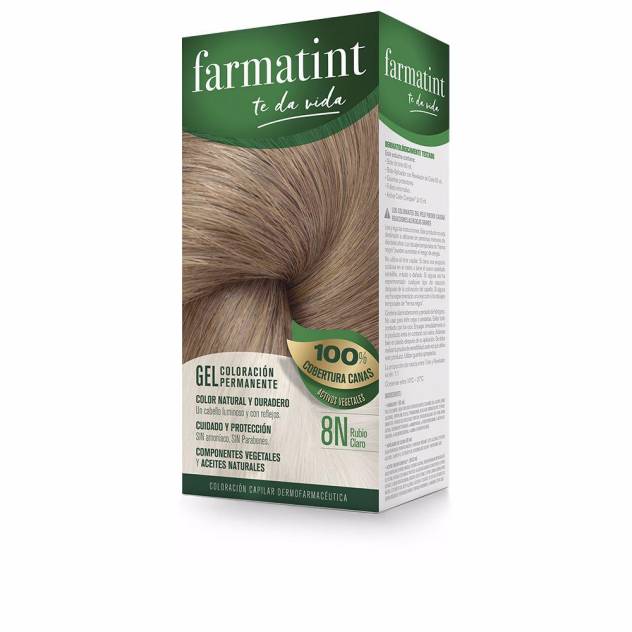 FARMATINT GEL coloración permanente #8n-rubio claro 5 u