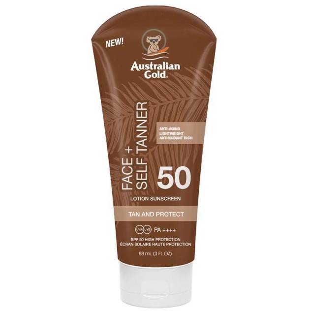 FACE SELF TANNER SPF50 sunscreen 88 ml