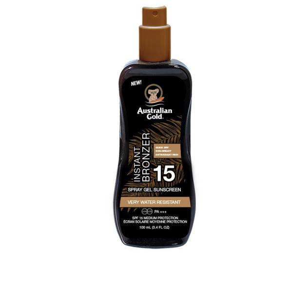 SUNSCREEN SPF15 spray gel with instant bronzer 100 ml