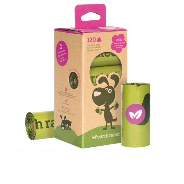 ROLLOS BOLSA mascota recambio #lavanda 8 x 15 u