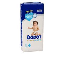 DODOT SENSITIVE talla 4 pañales 9-14 kg 48 u