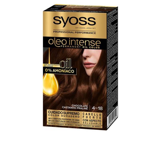 OLEO INTENSE tinte sin amoniaco #4.18-chocolate 5 pz