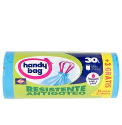 HANDY BAG ANTIBACTERIAS bolsa basura 30 litros 18 u