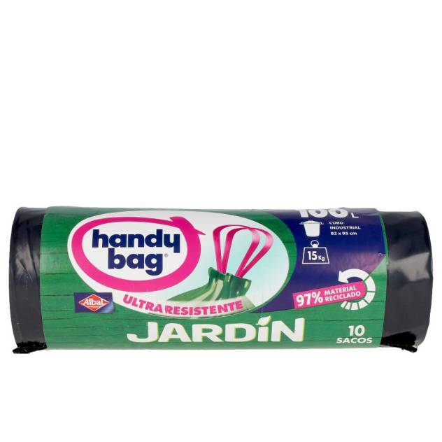 HANDY BAG JARDIN bolsa basura ultraresistente 100 litros 10 u