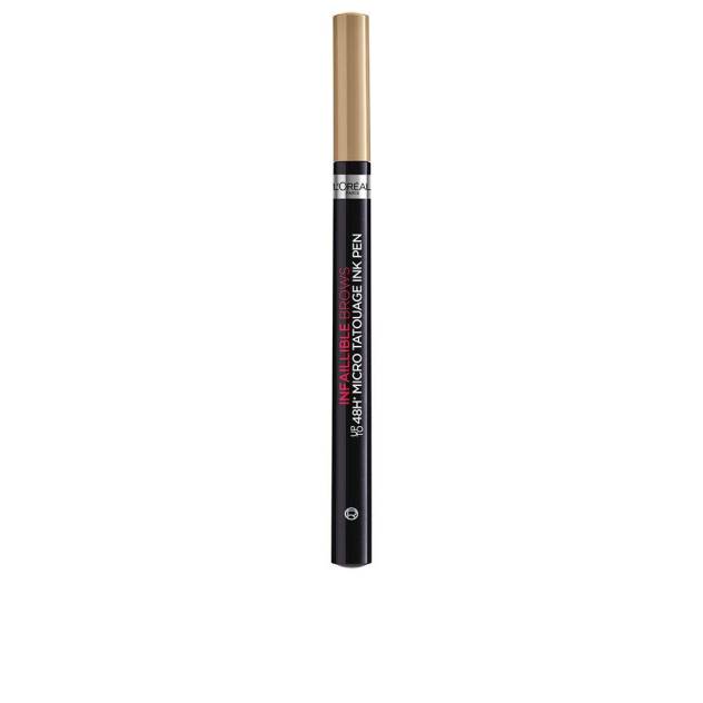 Marker de sprancene cu efect profesional de microblading L'Oréal Paris UNBELIEVA BROW #101 blonde 4.5 ml Marker de sprancene cu efect profesional de microblading L'Oréal Paris UNBELIEVA BROW #101 blonde 4.5 ml