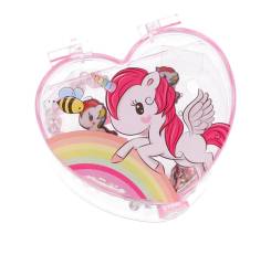 BISUTERIA EN CAJA CORAZÓN lote 5 pz