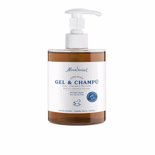 GEL-CHAMPÚ suave con argán, caléndula & manzanilla 500 ml