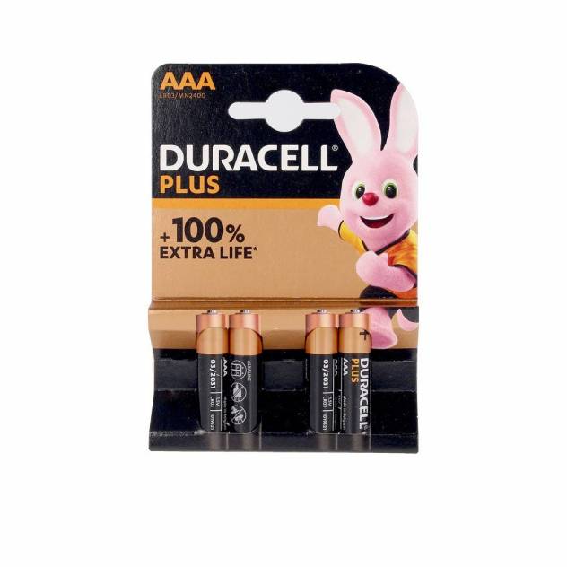 DURACELL PLUS POWER LR03 pilas pack x 4 u