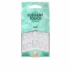 TOTALLY BARE nails with glue #square-001 48 u