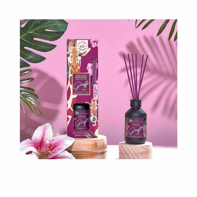 AMBIENTADOR mikado Giraffe Chic #melocotón & ylang 100 ml