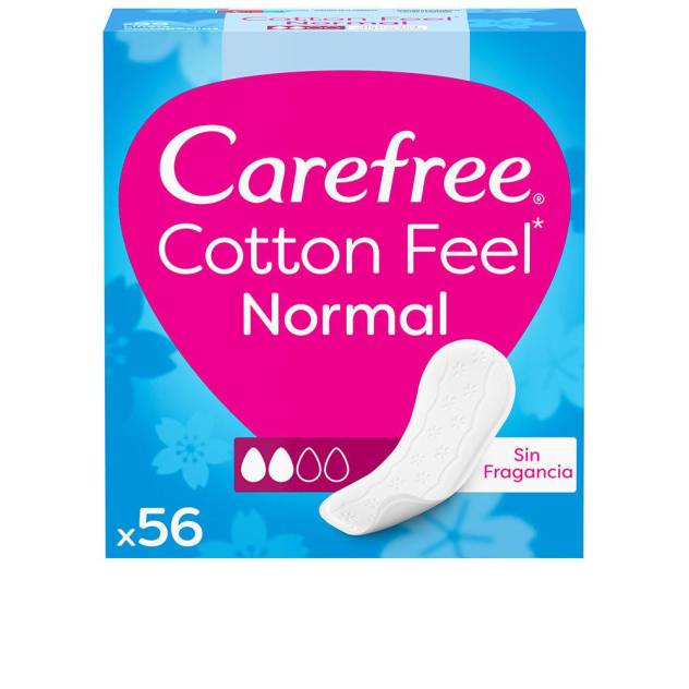 CAREFREE COTTON protector sin fragancia 56 u