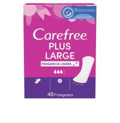 CAREFREE PLUS LARGE protector fragancia ligera 48 u