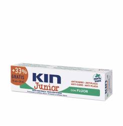 KIN JUNIOR pasta dentífrica anticaries #menta suave 75 + 25 ml