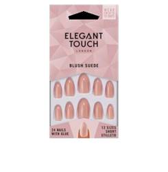 CORE COLOUR nails with glue short stiletto #blush suede 24 u