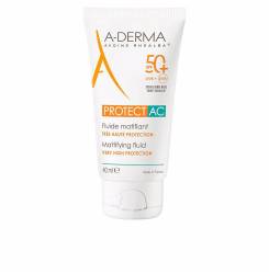 Fluid solar facial matifiant SPF 50+ A-DERMA Protect Ac 40 ml