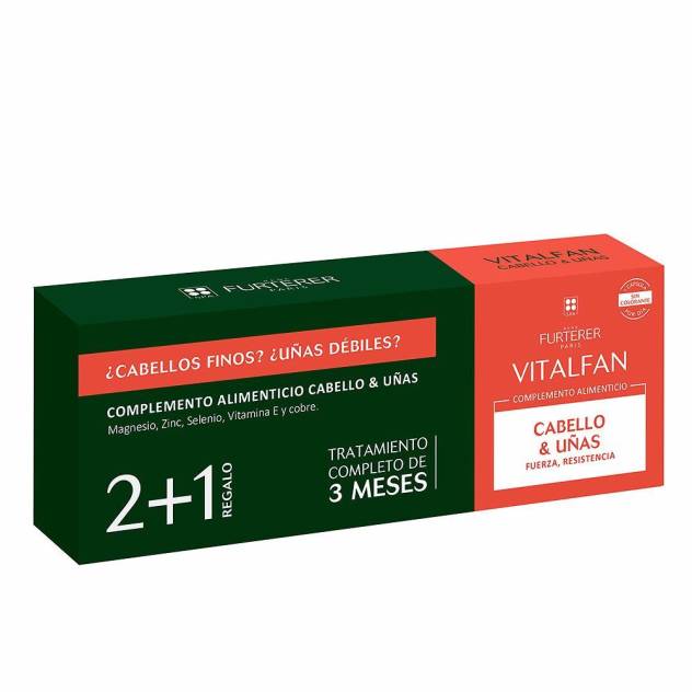 VITALFAN VITALIDAD CABELLO Y UÑAS CÁPSULAS LOTE 3 x 30 u