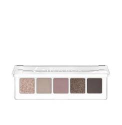 5 IN A BOX mini eyeshadow palette #020-soft rose look