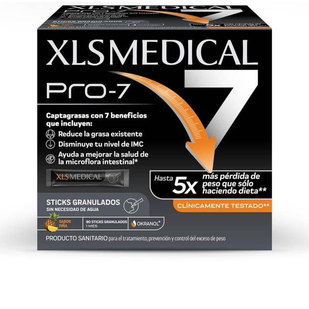 XLS MEDICAL PRO-7 captagrasas sticks granulados 90 u