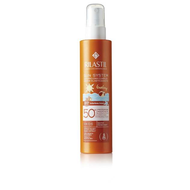 SUN SYSTEM SPF50+ BABY spray transparente 200 ml SUN SYSTEM SPF50+ BABY spray transparente 200 ml