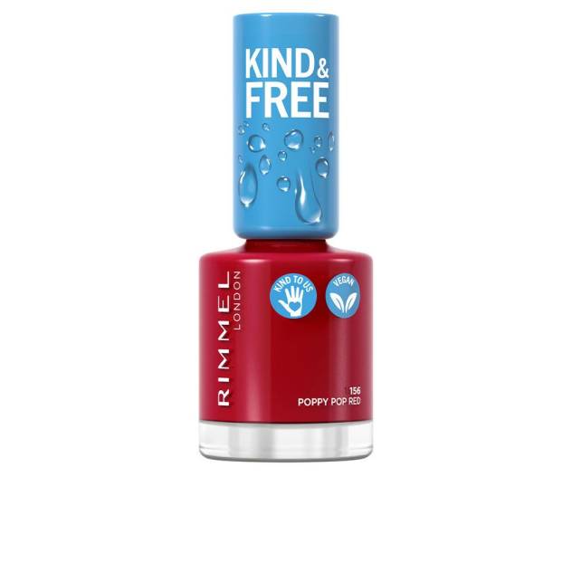 KIND & FREE nail polish #156-poppy pop red