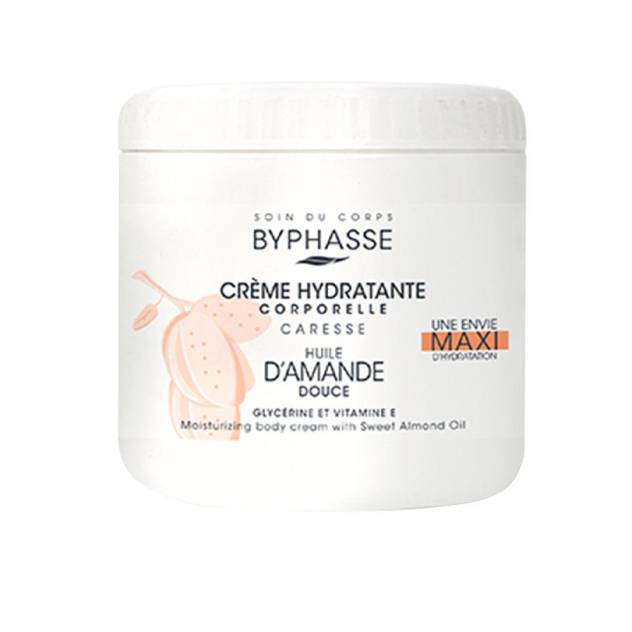Crema hidratanta pentru corp cu migdale dulci BYPHASSE CREMA HIDRATANTE 500 ml