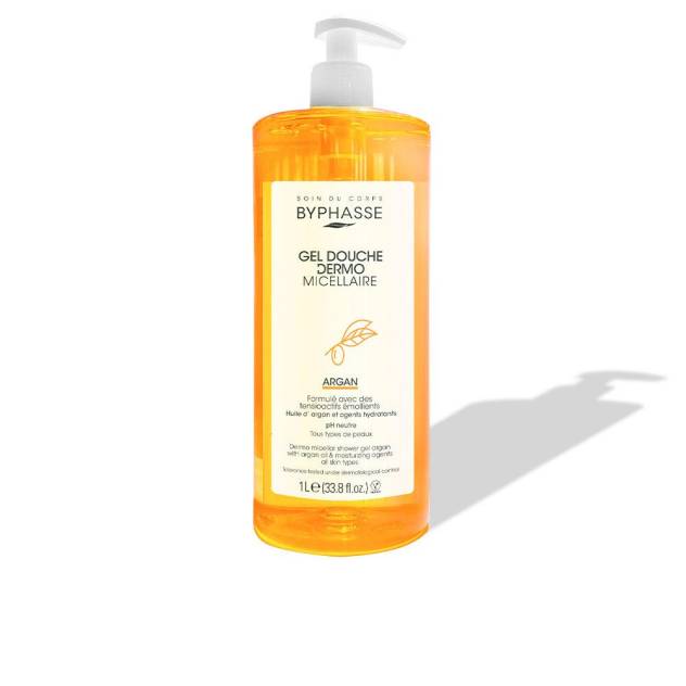 Gel de dus micelar hidratant cu ulei de argan BYPHASSE DERMO GEL DE DUCHA 1000 ml