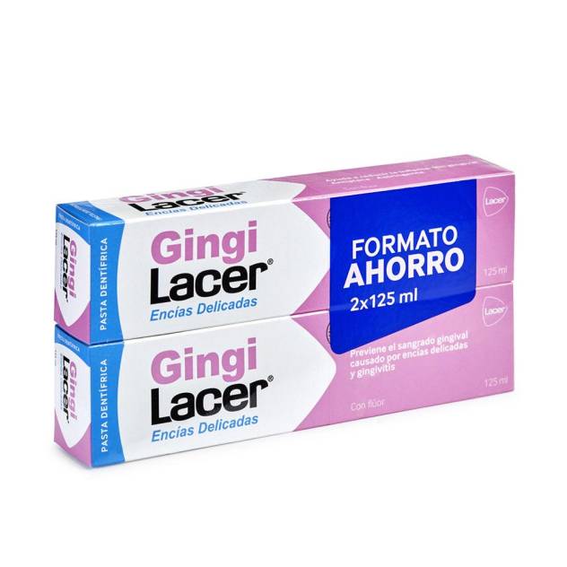 GINGILACER PASTA DENTÍFRICA PACK 2 x 125 ml