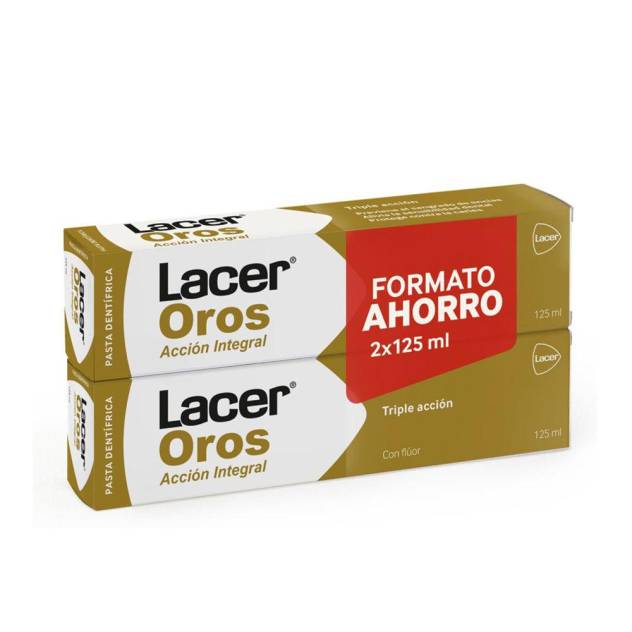 LACER OROS PASTA DENTAL PACK 2 x 125 ml