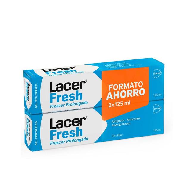 LACERFRESH GEL DENTÍFRICO PACK 2 x 125 ml