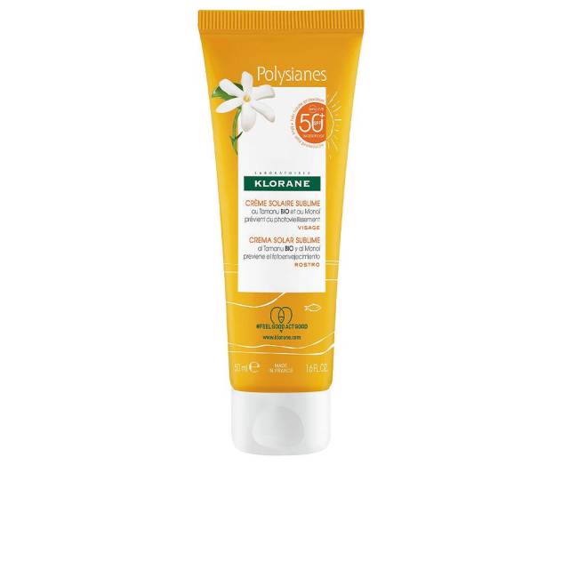 POLYSIANES MONOÏ Y TAMANU BIO crema solar sublime SPF50+ 50 ml