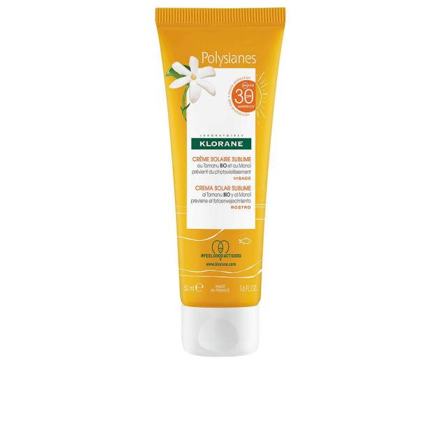 POLYSIANES MONOÏ Y TAMANU BIO crema solar sublime SPF30 50 ml