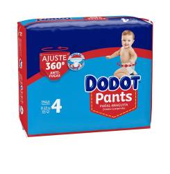 DODOT PANTS pañal-braguita talla 4 9-15 kg 33 u