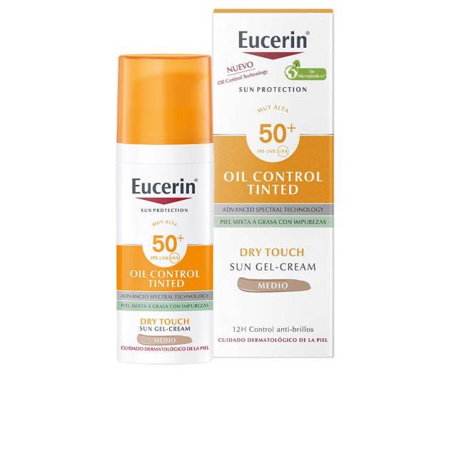 SUN PROTECTION oil dry touch gel-crema color SPF50+ #medium 50 ml