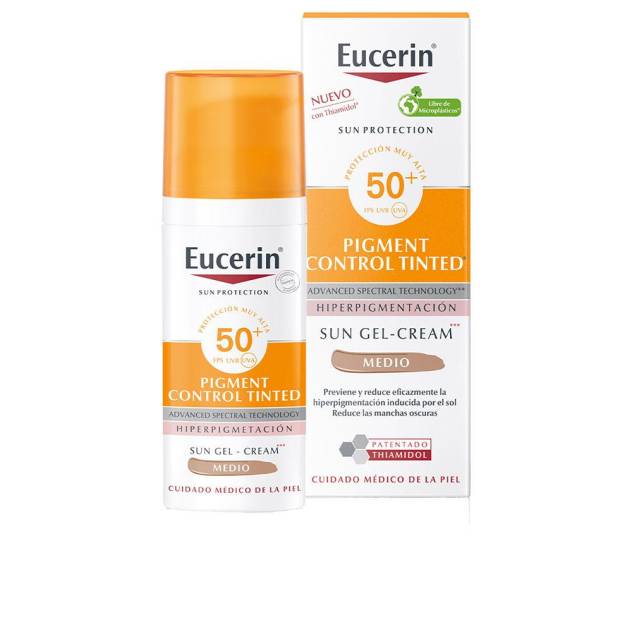 SUN PROTECTION pigment control gel-crema color SPF50+ #medium 50 ml