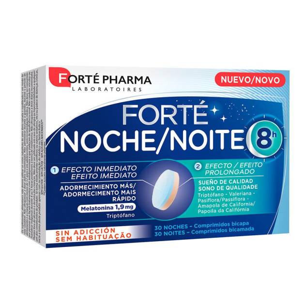 FORTÉ NOCHE 8 H adormecimiento más rápido 30 comprimidos