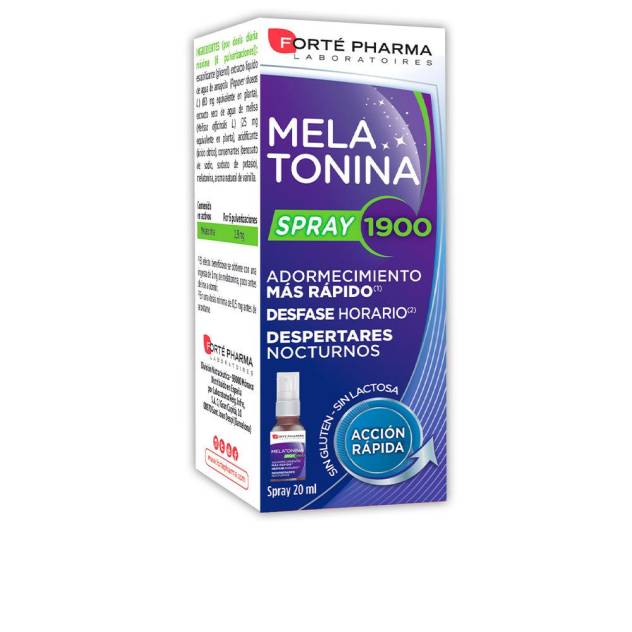 MELATONINA spray 1900 adormecimiento más rápido 20 ml