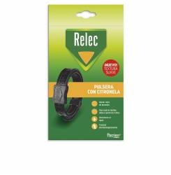 RELEC PULSERA antimosquitos con cintronela adulto negra 1 u