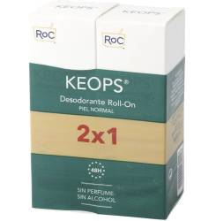 KEOPS desodorante ROLL-ON PIEL NORMAL lote 2 pz