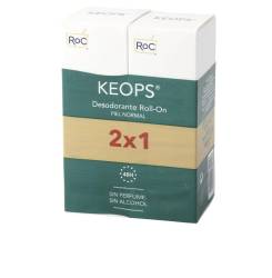 KEOPS desodorante ROLL-ON PIEL NORMAL lote 2 pz