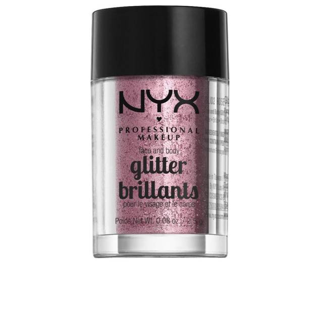 GLITTER BRILLANTS face and body #rose