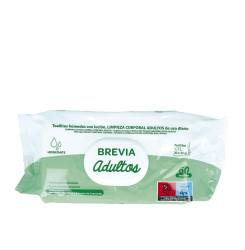 BREVIA toallitas con loción limpieza adultos 30x20 cm 60 u