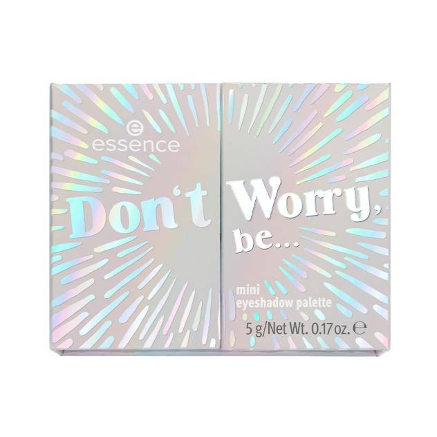 DON'T WORRY, BE… minipaleta de sombras de ojos #multi-color