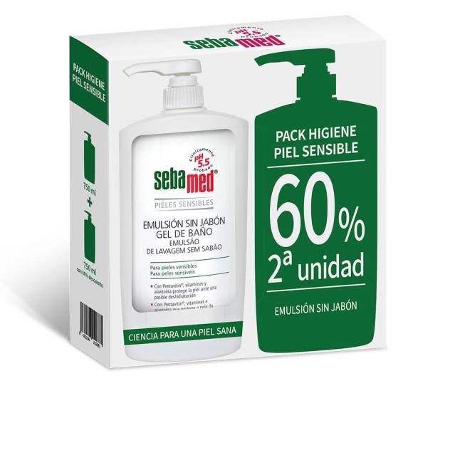 EMULSIÓN SIN JABÓN gel de baño 2 x 750 ml