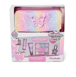 SHIMMER WINGS PENCIL CASE & BEAUTY SET lote 8 pz