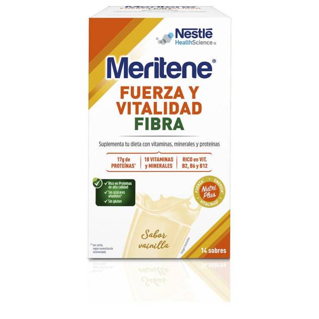 FUERZA Y VITALIDAD FIBRA sobres #vainilla 14 x 35 gr