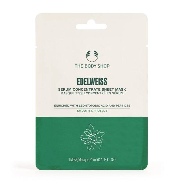 Masca faciala hidratanta tip servetel THE BODY SHOP EDELWEISS 1 buc