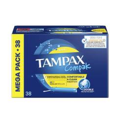 TAMPAX COMPAK tampón regular 38 u