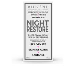 NIGHT RESTORE super glow facial serum treatment 30 ml