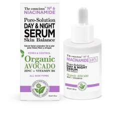 NIACINAMIDE pore-solution day & night serum organic avocado 30 ml