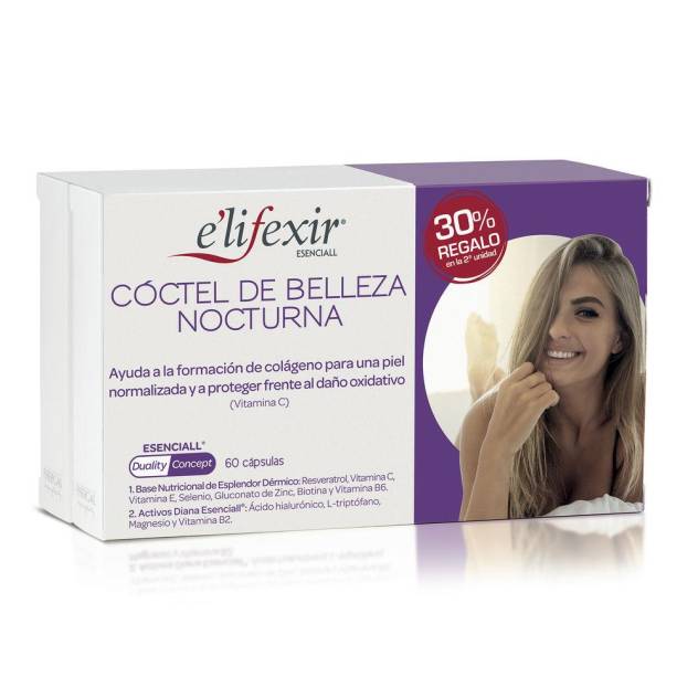 ESENCIALL cóctel belleza nocturna cápsulas 60 u